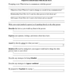 DEAR MAN GIVE FAST Worksheet PDF PDF Borderline Personality
