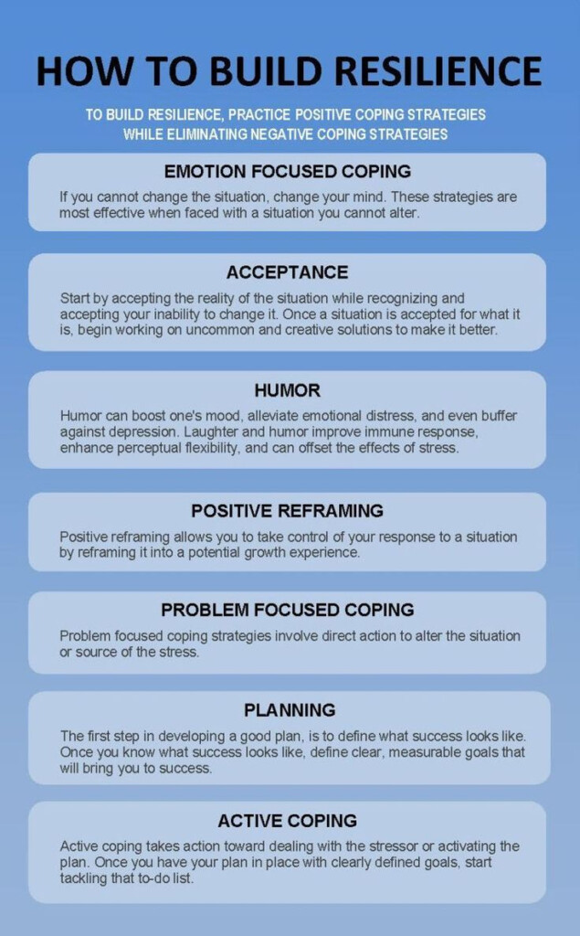 How To Build Resilience Practice Positive Coping Strategies While 