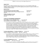 Jennifer Parker Entry Level PTA Resume Physical Therapist Assistant
