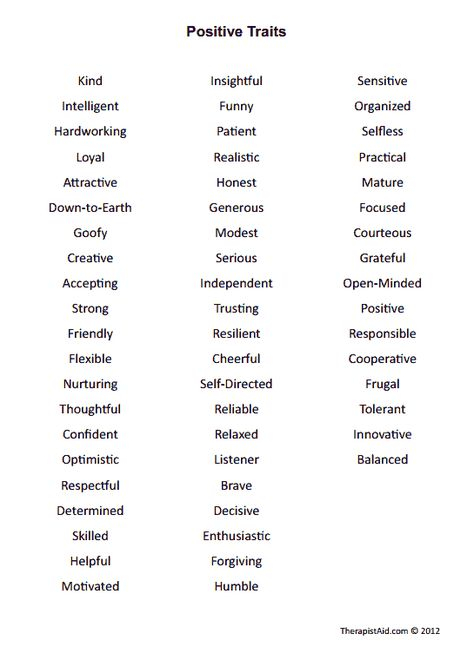 M s De 25 Ideas Incre bles Sobre Personality Traits List En Pinterest 