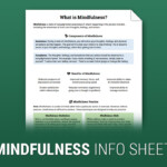 What Is Mindfulness Worksheet Therapist Aid