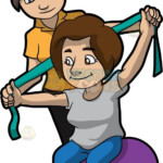 A Female Physical Therapist Helping A Patient Stretch Her Arms