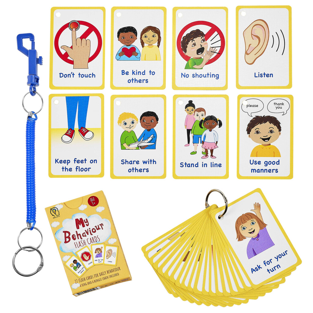 Buy My Behaviour Cards 27 Flash Cards For Visual Aid Special Ed Speech 