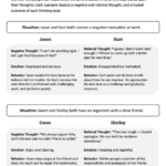 CBT Practice Exercises Worksheet Therapist Aid