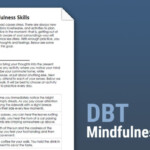 Dbt Mindfulness Skills Worksheet Therapist Aid Db excel