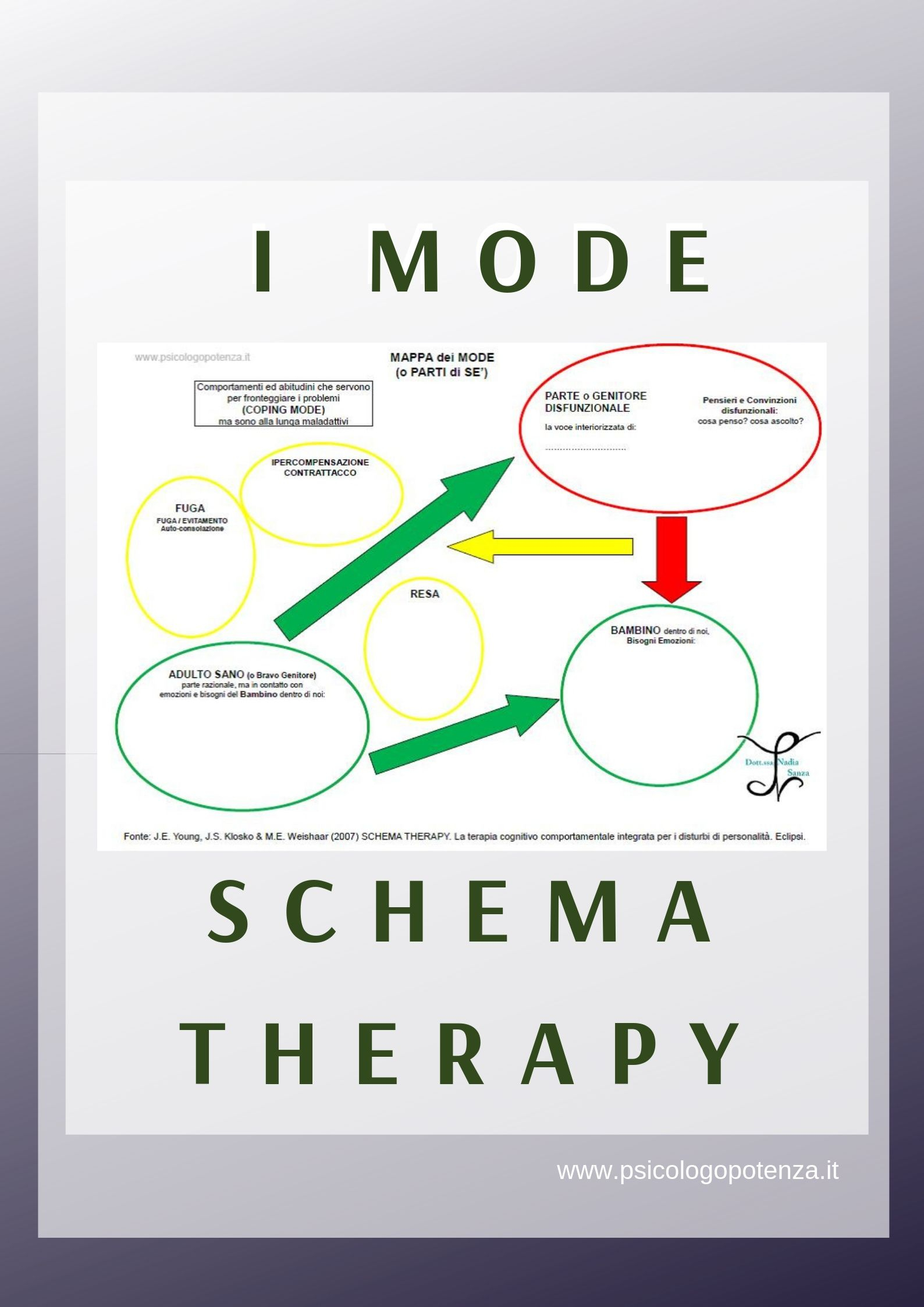 I MODE DELLA SCHEMA THERAPY Dott ssa Nadia Sanza Psicologo Potenza