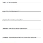 My Stages Of Grief Worksheet Therapist Aid In 2020 Grief