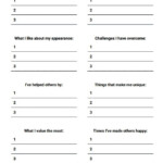 My Strengths And Qualities Worksheet Therapist Aid Self Esteem