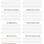 My Strengths And Qualities Worksheet Therapist Aid Therapist Aid