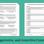 Passive Aggressive And Assertive Communication Worksheet