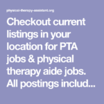 Physical Therapist Aide Jobs Near Me PHYSCIQ