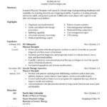 Physical Therapist Resume Sample My Perfect Resume Physical