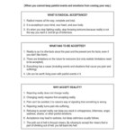 Radical Acceptance DBT PDF Dialectical Behavior Therapy Clinical