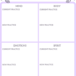 Self Care Worksheet Life s Carousel