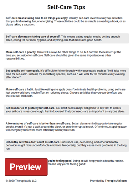 Self Care Worksheets Therapy Worksheets Therapy Activities Group