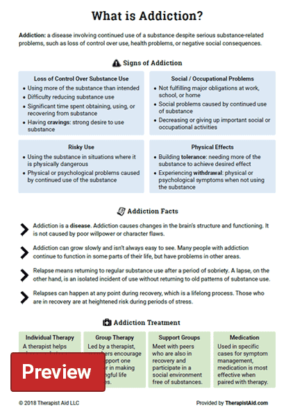 Substance Use Assessment Worksheet Therapist Aid Artofit