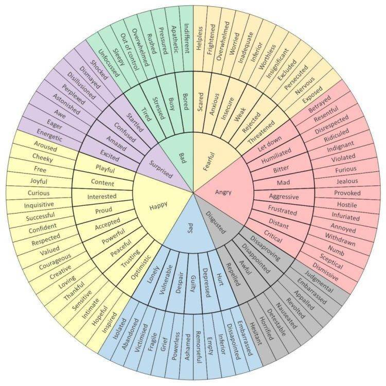 Understanding Your Emotions Inside Out With The Emotion Wheel FEAR
