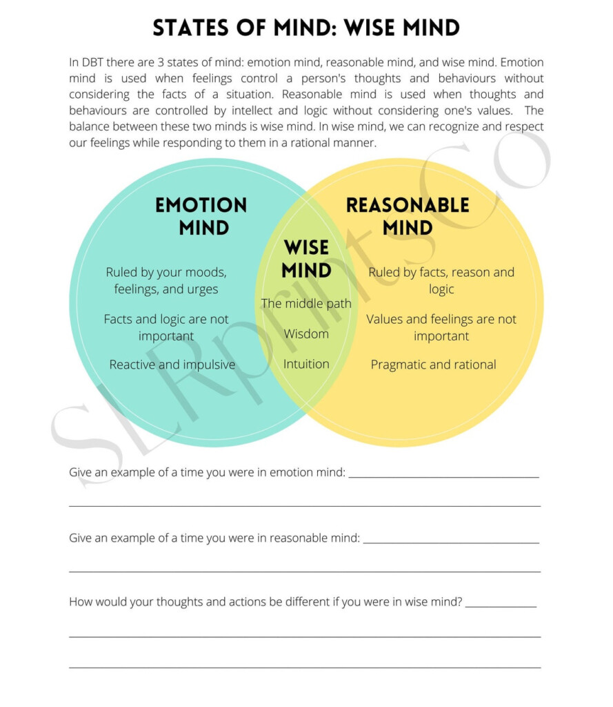Wise Mind Dbt Printable Worksheet My XXX Hot Girl